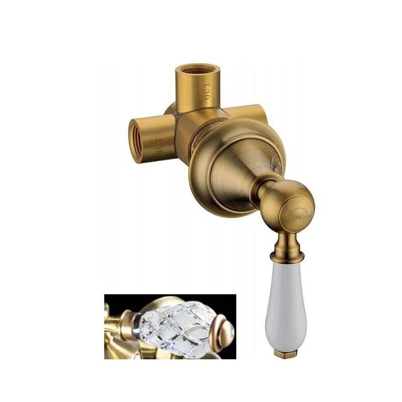 Изображение товара Переключатель потоков Boheme Crystal 623-CRST, бронза