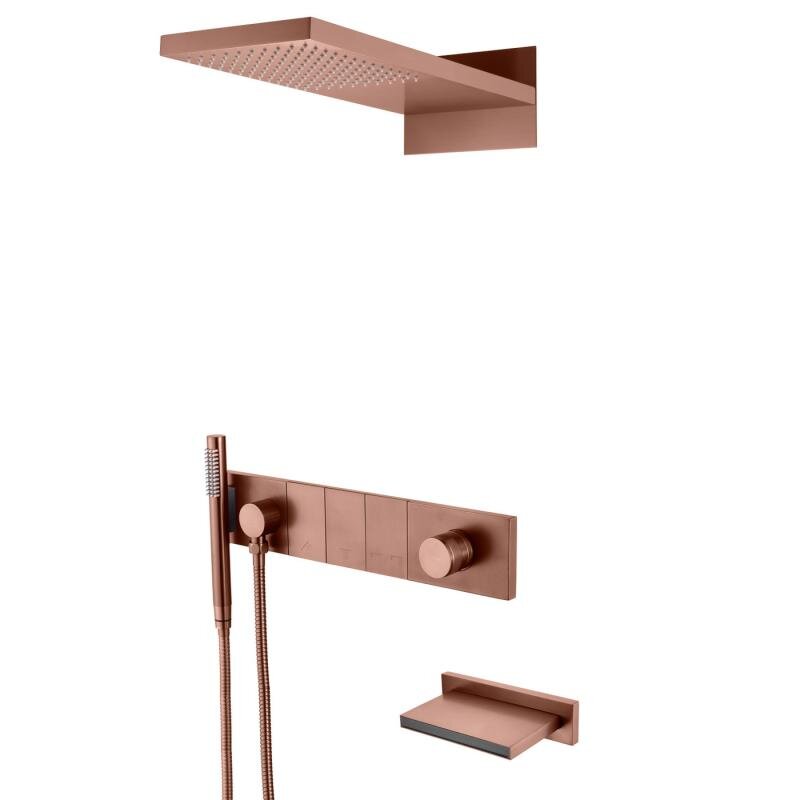 Изображение товара Душевая система Boheme Zodiac 132-2-BRB, бронза брашированная