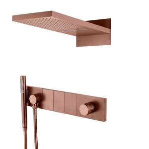 Изображение товара Душевая система Boheme Zodiac 132-BRB, бронза брашированная