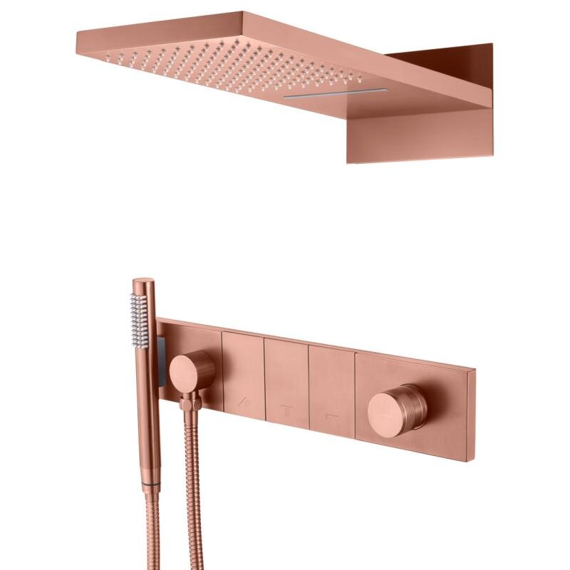 Изображение товара Душевая система Boheme Zodiac 132-CB, медь брашированная