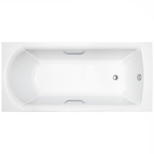 Изображение товара Ванна из литьевого мрамора Delice Astra DLR330053R-G, 150 х 70 см, ручки хром, цвет белый