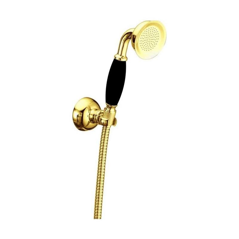 Изображение товара Душевой гарнитур Boheme Imperiale 408-B с 1 режимом струи черный/золото