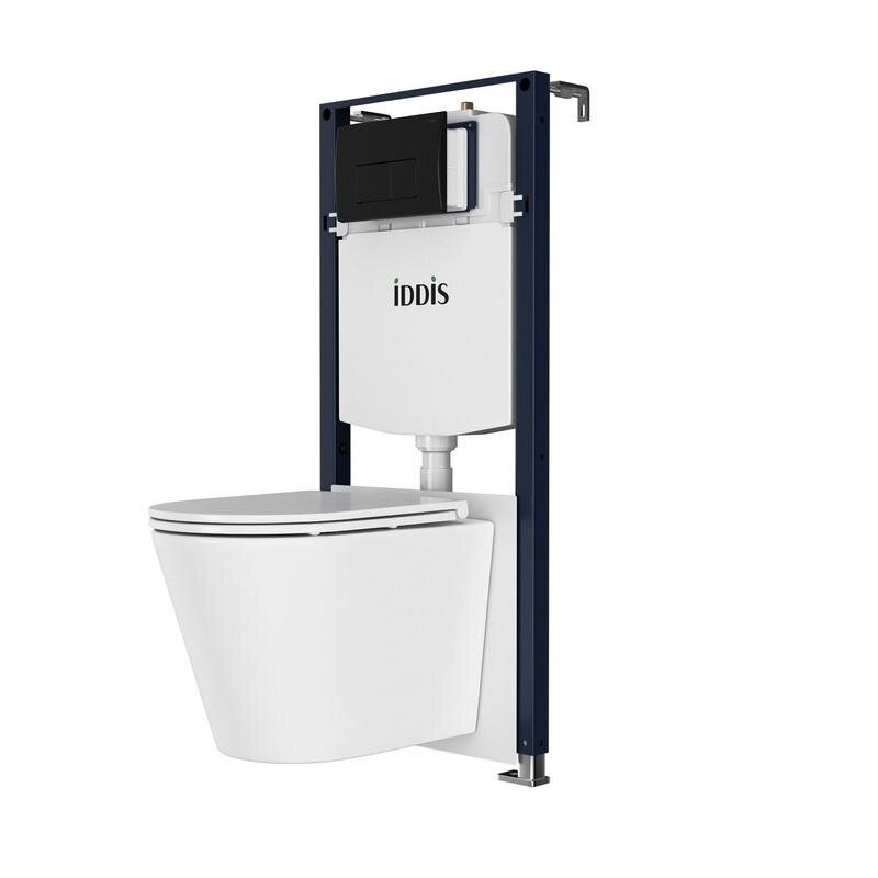 Изображение товара [Унитаз] IdDIS CAQPO1MBi73 Подвесной безободковый с микролифтом и торнадо-смывом