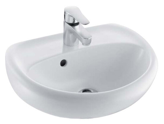 Изображение товара Раковина Jacob Delafon Mideo E4338G-00 40x35 см фарфор белая подвесная