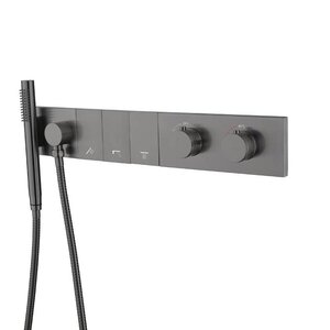 Изображение товара Смеситель Boheme Zodiac 133-SYS-GM термостатический графит Gun Metal