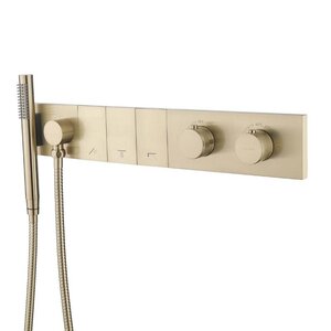 Изображение товара Смеситель для ванны и душа Boheme Zodiac 133-SYS-MG, термостатический, с внутренней частью, золото матовое