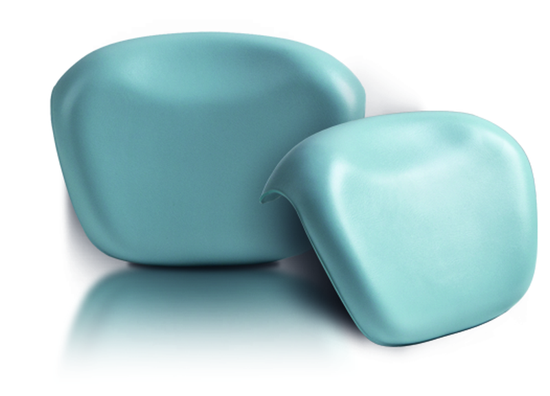 Изображение товара Подголовник для ванны 1MarKa Relax голубой пенополиуретан комфорт и фиксация шеи
