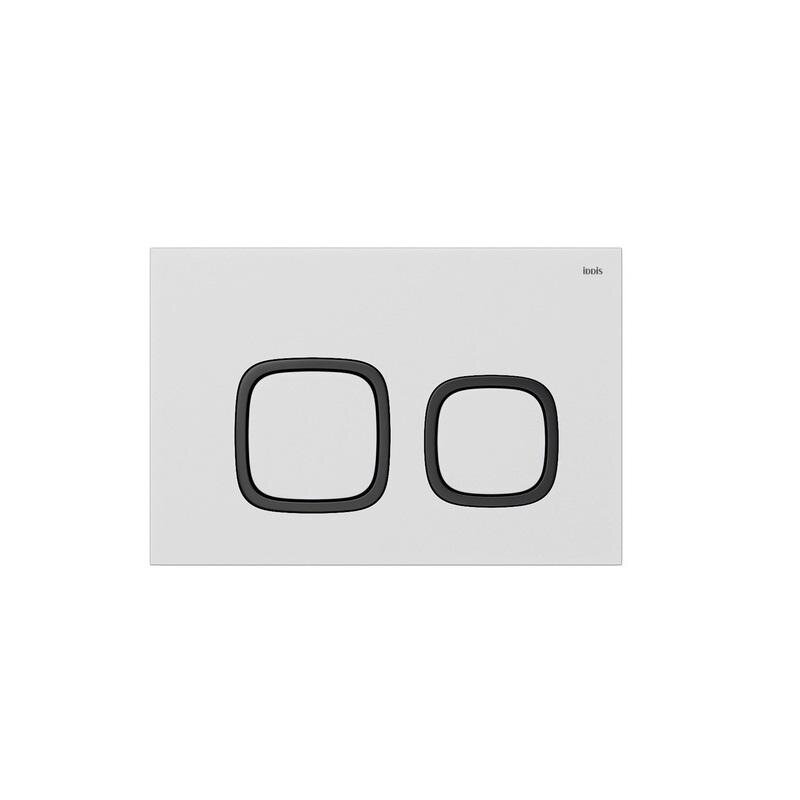 Изображение товара Клавиша смыва Idodis Unifix 004 Универсальная белая (UNIS4WBi77) 24,5×16,5 см