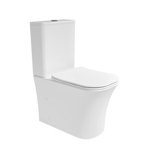 Изображение товара Унитаз-компакт Vincea City VT2-56T, безободковый, смыв Торнадо, сиденье микролифт, цвет белый