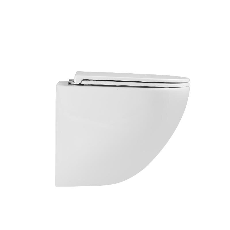 Изображение товара Подвесной безободковый унитаз Vincea Bien VT1-56TFS, смыв торнадо, сиденье микролифт, цвет белый
