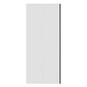 Изображение товара Шторка на ванну Relisan 70140-CL-BM1, 70 см, стекло прозрачное, профиль черный матовый