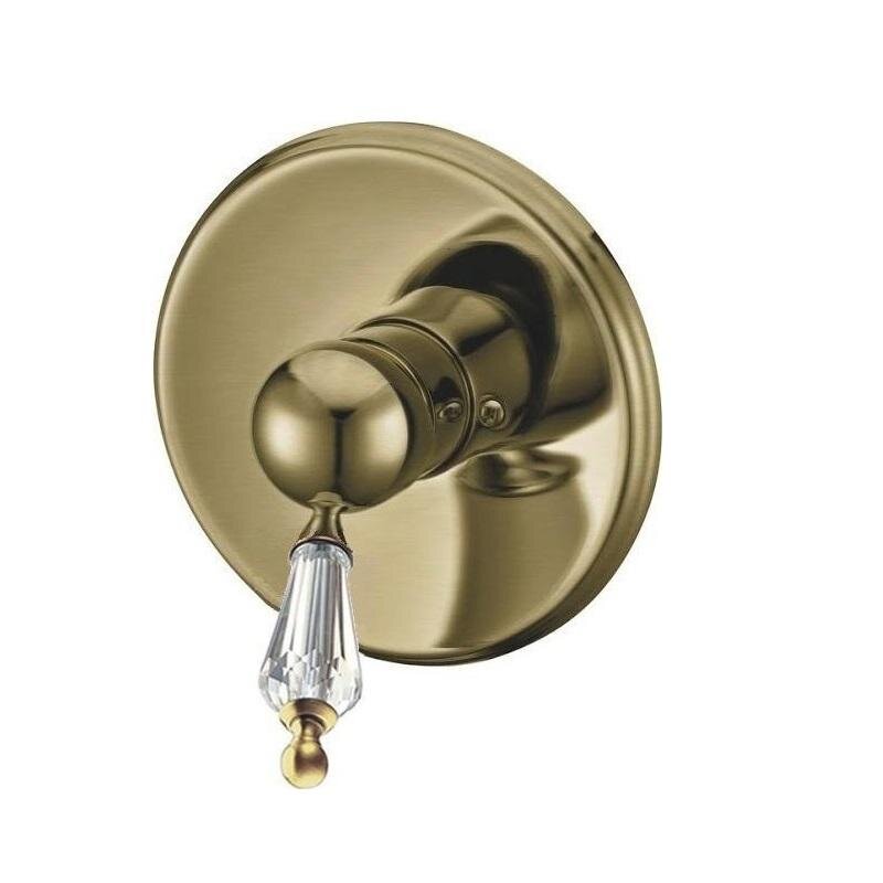 Изображение товара Смеситель для душа Boheme Medici 305-SW Ripresa, бронза, ручка кристалл прозрачный Swarovski