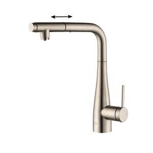 Изображение товара Смеситель AQUAME Cucina AQM9902BN с выдвижным изливом и фильтруемой водой Изображение товара Смеситель AQUAME Cucina AQM9902BN с выдвижным изливом и фильтруемой водой