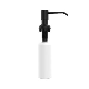 Изображение товара Дозатор встраиваемый для жидкого мыла Aquame Cucina AQM9991MB, цвет черный матовый