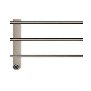 Изображение товара Полотенцесушитель электрический Aquame AQM3113BN, ширина 52 см, высота 42 см, диммер слева, цвет никель шлифованный