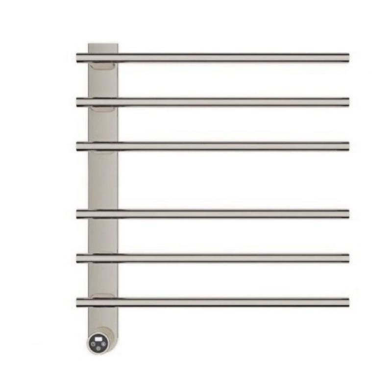 Изображение товара Полотенцесушитель электрический Aquame AQM3116BN, ширина 52 см, высота 61 см, диммер слева, цвет никель шлифованный