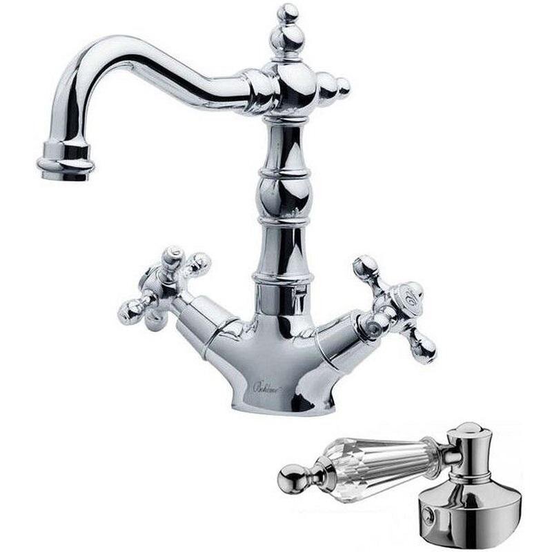 Изображение товара Смеситель Boheme Tradizionale 272-SW Аналог ретро с белой керамической ручкой