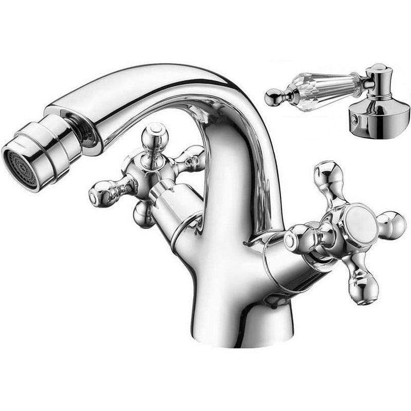 Изображение товара Смеситель для биде Boheme Tradizionale 276-SW, хром, ручка кристаллы Swarovski