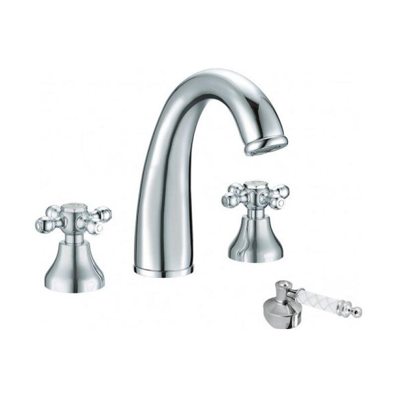 Изображение товара Смеситель для раковины Boheme Tradizionale 277 W-Cr, хром, ручка стекло Murano