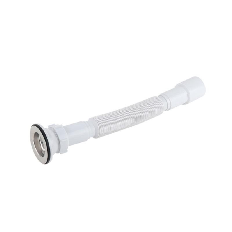 Изображение товара Гофротруба для раковины Iddis Optima Home 902BV750VD белая с выпуском 1.1/4 Изображение товара Гофротруба для раковины Iddis Optima Home 902BV750VD белая с выпуском 1.1/4