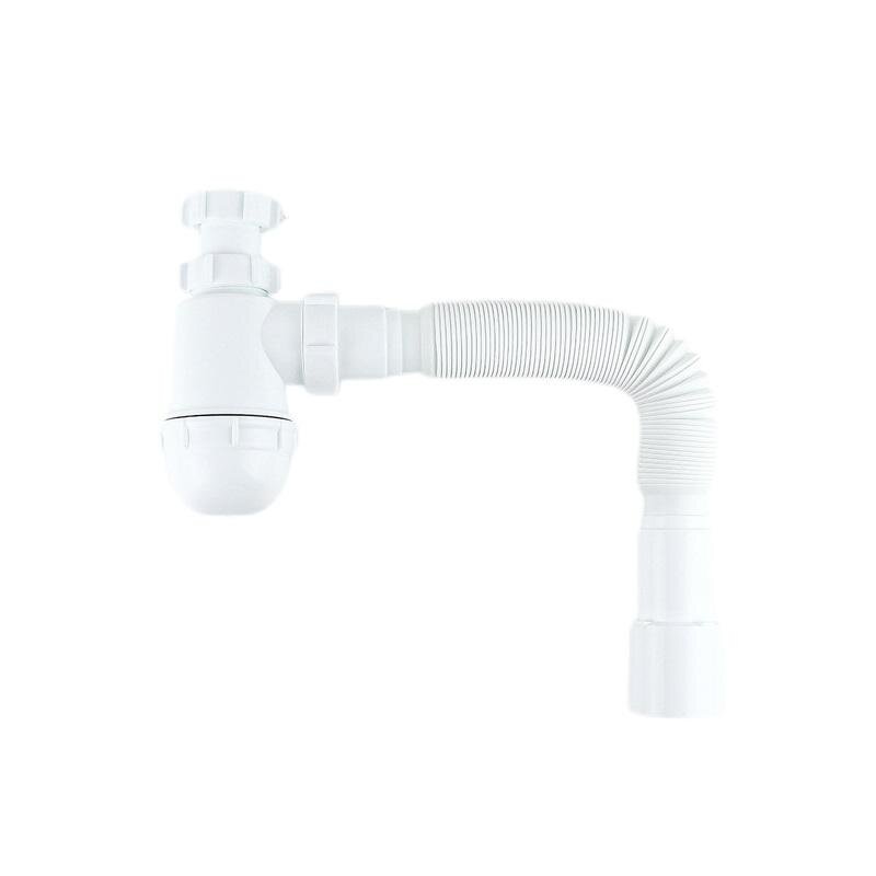 Изображение товара Сифон бутылочный Iddis Optima Home 900B000010VD для раковины, белый Изображение товара Сифон бутылочный Iddis Optima Home 900B000010VD для раковины, белый