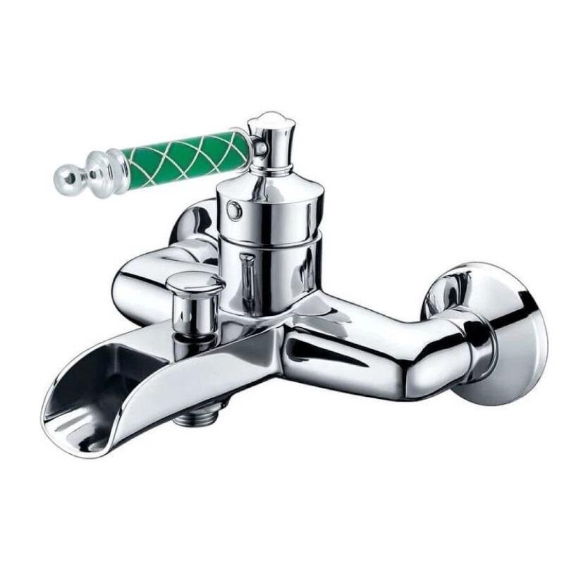 Изображение товара Смеситель Boheme Vogue 223-MR-GR ретро хром с ручкой Murano бирюза Изображение товара Смеситель Boheme Vogue 223-MR-GR ретро хром с ручкой Murano бирюза