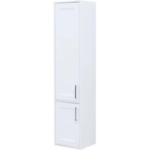 Изображение товара Шкаф-пенал Aquanet Бостон New 00306371, 35 см, подвесной, цвет белый сатин, левый