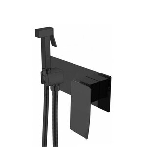 Изображение товара Гигиенический душ Boheme Q, 147-BВ.2, со смесителем, черный матовый