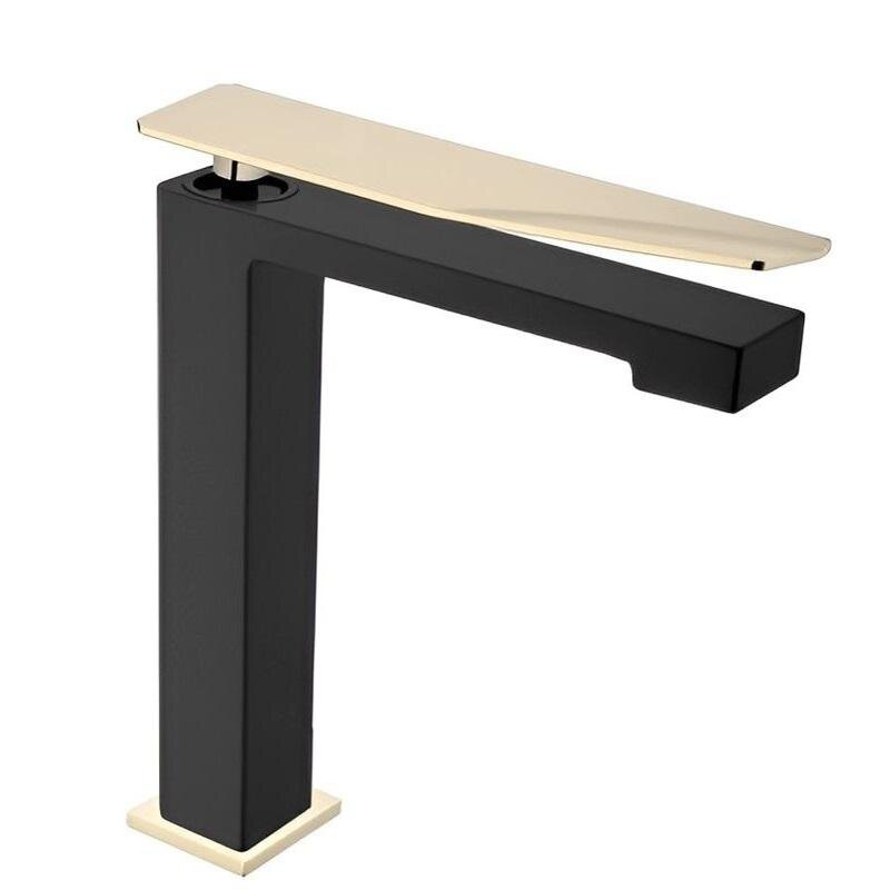 Изображение товара Смеситель для раковины Boheme Q для раковины, 142-BG.2, черный/золото