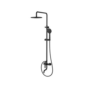 Изображение товара Душевая система Milardo Stripe STRBL5FM06, с изливом, цвет черный матовый