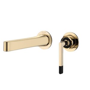 Изображение товара Смеситель для раковины Boheme Duo 165-G, с внутренней частью, золото