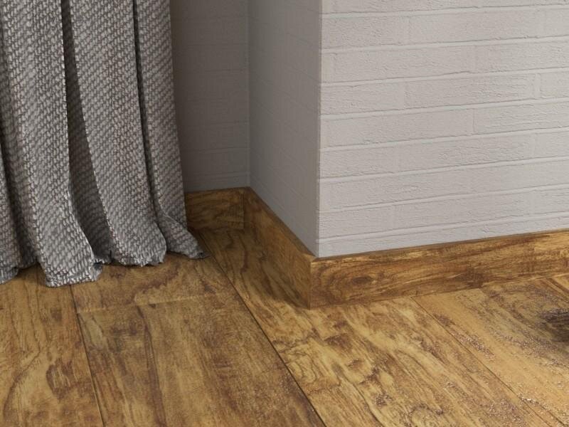 Изображение товара Плинтус Fine Floor Rich 340072, 240 x 6 см, 1967 / 2067 Пекан Барроу / Eastern Hickory 57422