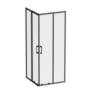 Изображение товара Душевой уголок Am.Pm Above W9XG-403-8080-BT, 80 x 80 см, стекло прозрачное, профиль черный матовый