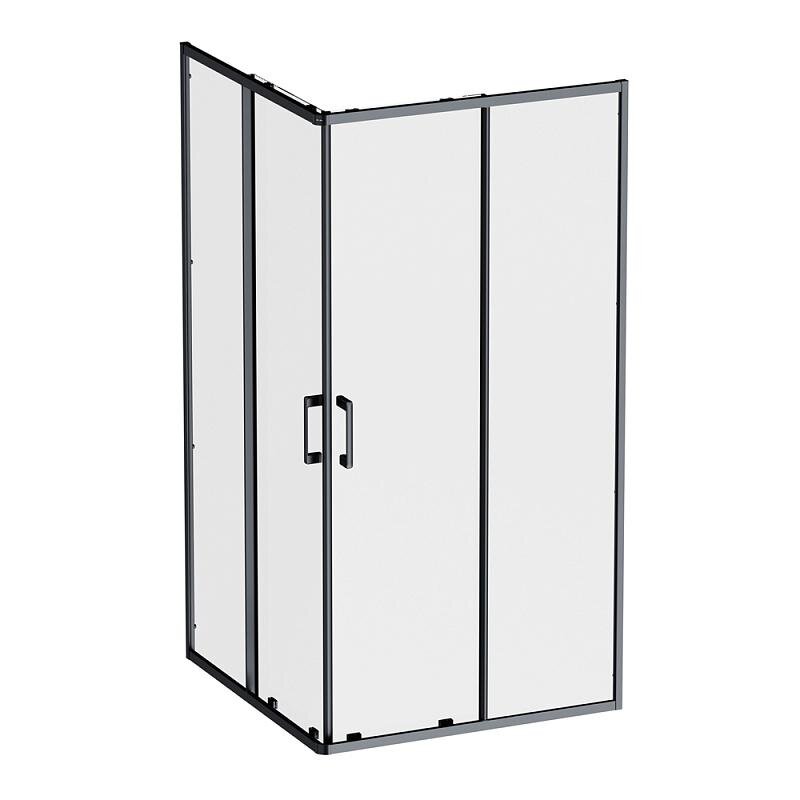 Изображение товара Душевой уголок Am.Pm Above W9XG-403-100100-BT, 100 x 100 см, стекло прозрачное, профиль черный матовый