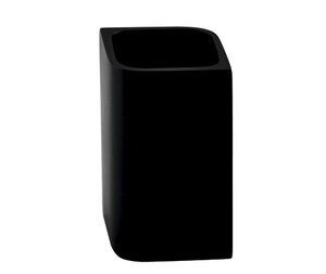 Изображение товара Стакан для зубных щеток WasserKRAFT Elba K-2728 черный настольный сосуд