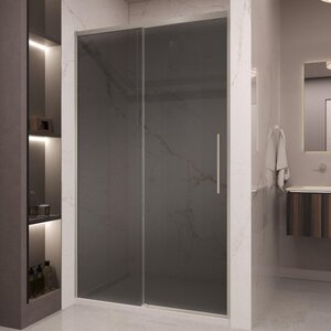 Изображение товара Душевая дверь Vincea Stella VDS-1ST120CGBN, 120 см, стекло тонированное, профиль никель брашированный