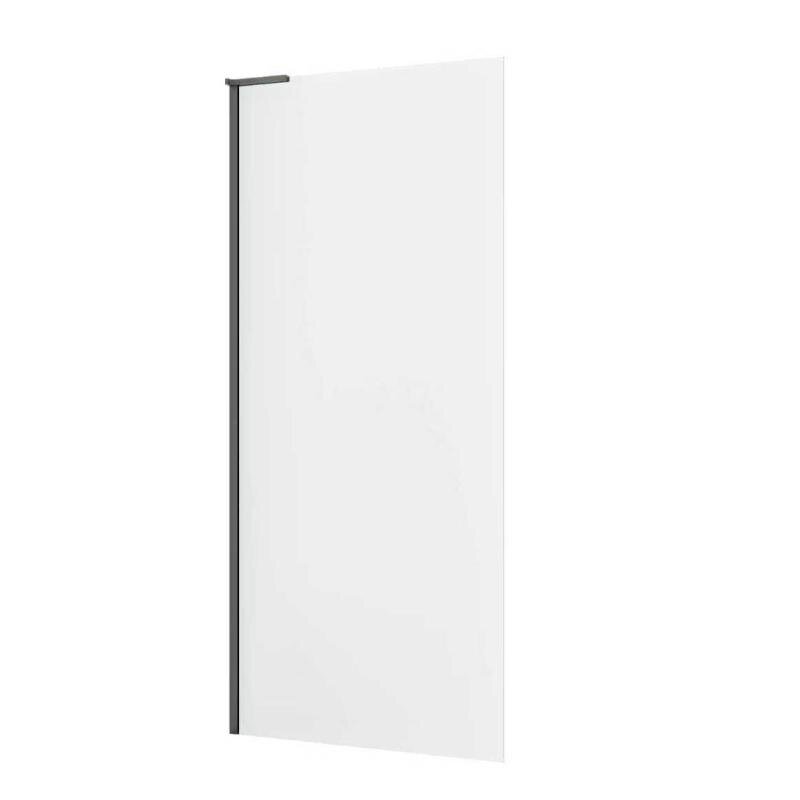 Изображение товара Душевая стенка Vincea Walk In VSW-7HA800CLGM, 80 см, стекло прозрачное, профиль вороненая сталь