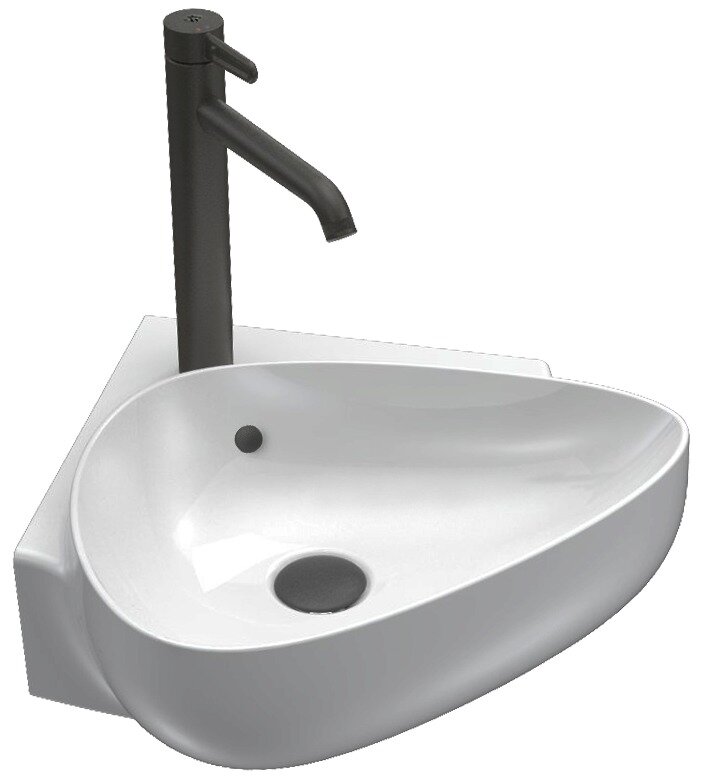 Изображение товара Раковина угловая Jacob Delafon Nouvelle Vague EGL112-00 44x44 см белая