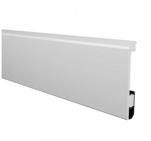 Изображение товара Плинтус Winart Quadro Pro 90.80.001.001, 200 x 8 см, белый