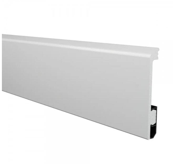 Изображение товара Плинтус Winart Quadri Pro 2000×80×15 мм белый