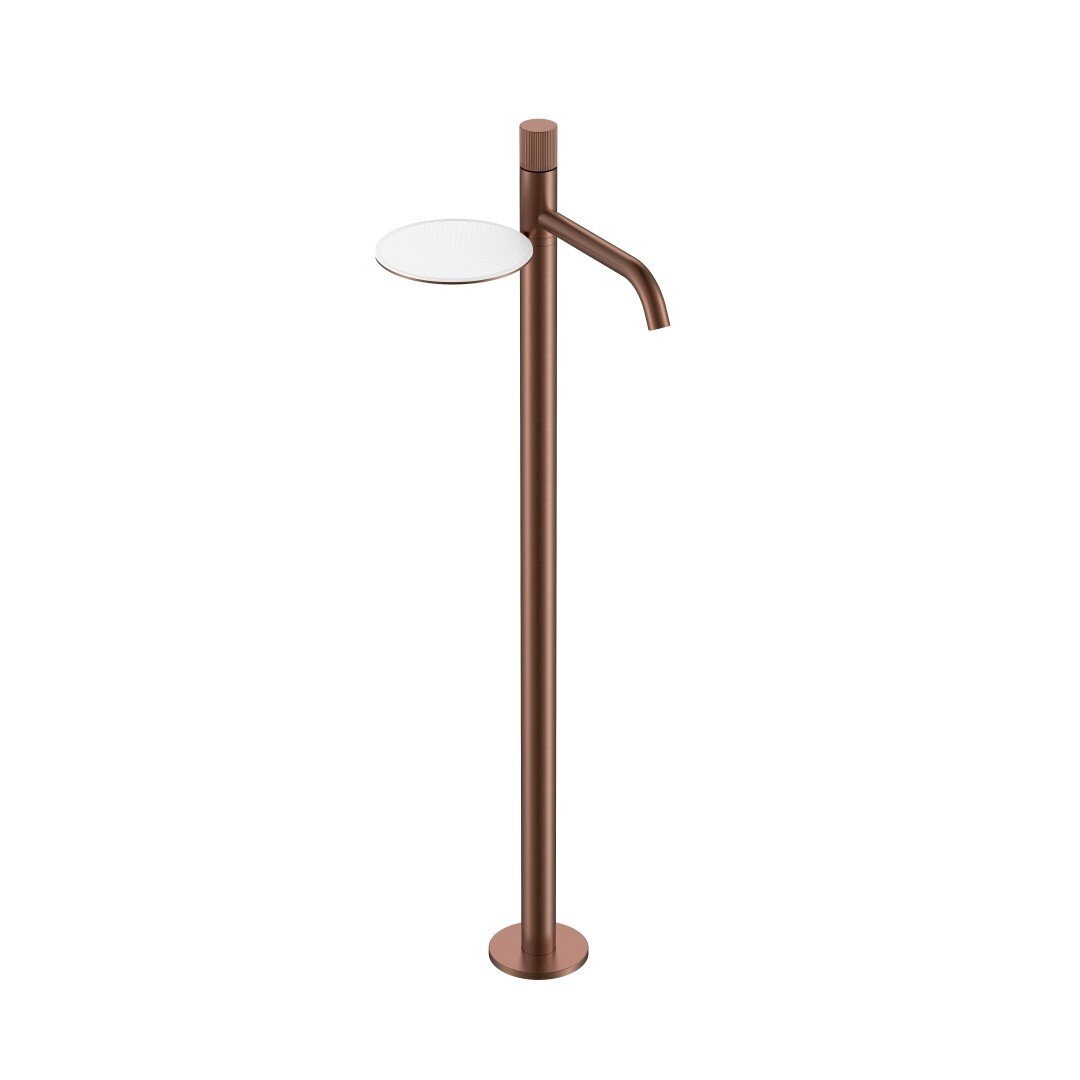 Изображение товара Современный напольный смеситель Boheme Stick 120-BRB.3 бронза для раковины