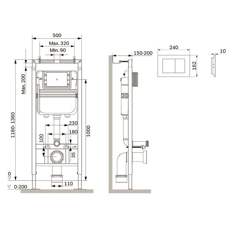 Изображение товара Инсталляция Am.Pm MasterFit I012713.0251, для подвесного унитаза, с клавишей S, цвет хром глянц Изображение товара Инсталляция Am.Pm MasterFit I012713.0251, для подвесного унитаза, с клавишей S, цвет хром глянц