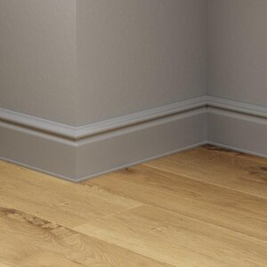 Изображение товара Плинтус Winart Ampir 90.80.002.040, 200 x 8 см, титаниум