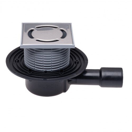 Изображение товара Дренажный трап для внутренних помещений HL510N с решеткой из нержавеющей стали