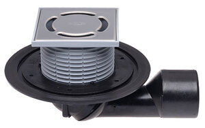 Изображение товара Трап для внутренних помещений Hutterer&Lechner HL80.1 с поворотным выпуском