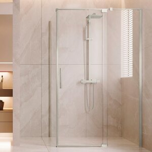 Изображение товара Душевой уголок Vincea Extenza VSR-4EX111290CLBN, 110-120 х 90 см, стекло прозрачное, профиль никель брашированный