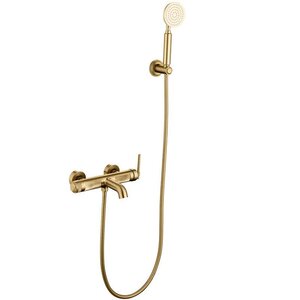 Изображение товара Смеситель для ванны и душа Boheme Eterna 173-BR, с душевым гарнитуром, бронза 