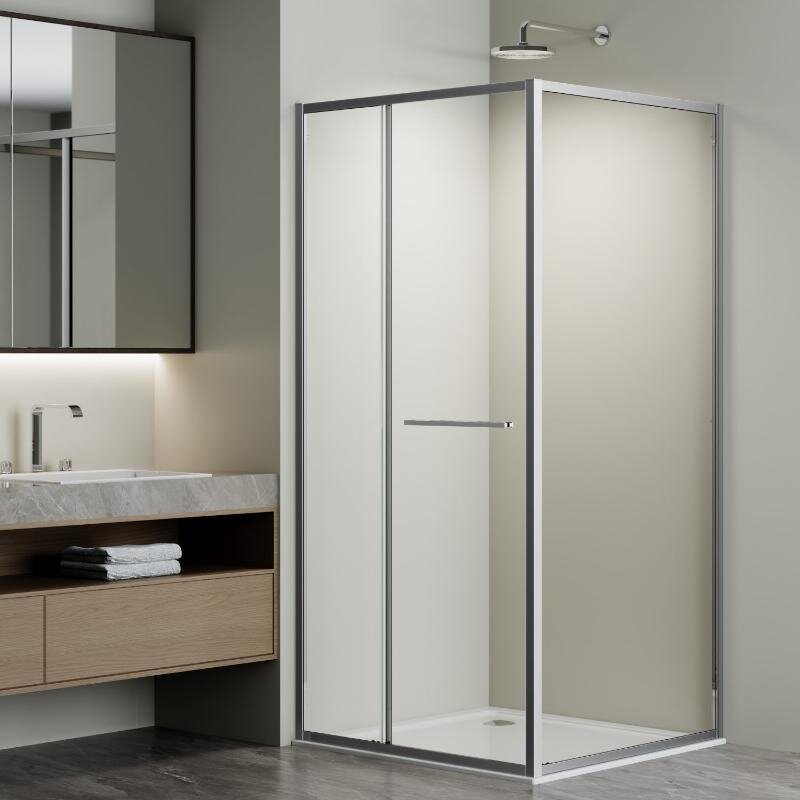 Изображение товара Душевой уголок Vincea Alpha VSRW-3AL9090CL 90x90 см, прозрачное стекло, хром
