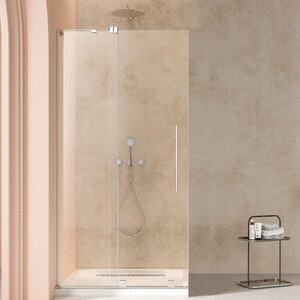 Изображение товара Душевая стенка Vincea Walk In VSW-4WSL120CL-L/VSW-4WSL120CL-R, 120 см, стекло прозрачное, профиль хром, левая/правая