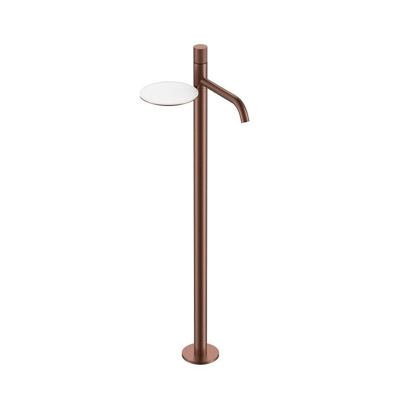 Изображение товара Смеситель Boheme Stick 120-BRB.4 для раковины, бронза брашированная, цилиндрический рычажный 1/2"